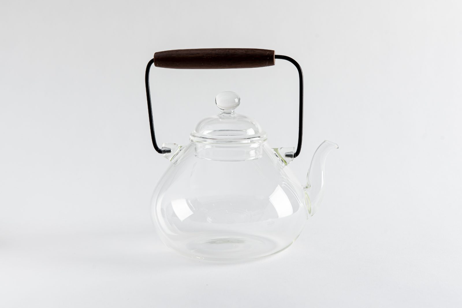 玻璃胖茶壺