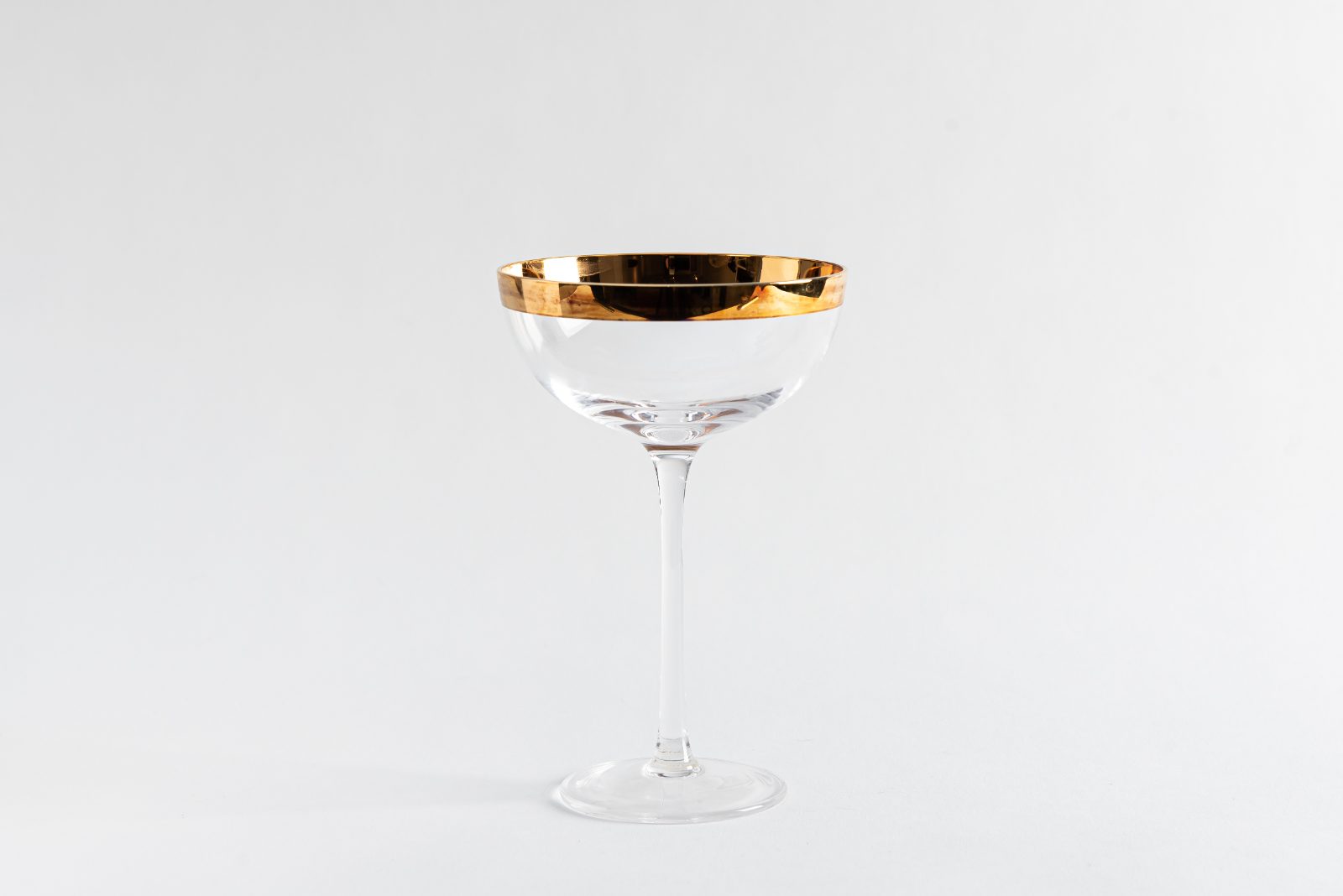 金邊玻璃高腳雞尾酒杯