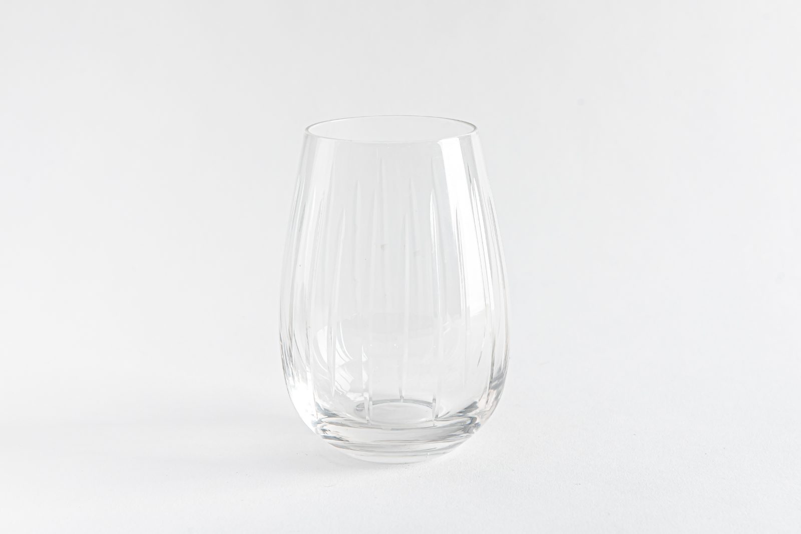 縮口長條玻璃水杯